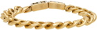 Ksubi Gold Aged Mogul Bracelet