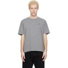 Maison Kitsuné Gray Fox Head Comfort T-shirt