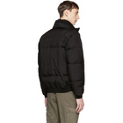 Stone Island Black Down Bomber Jacket