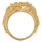 Dolce and Gabbana Gold Logo Ring