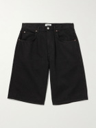 AGOLDE - Fusion Straight-Leg Denim Shorts - Black