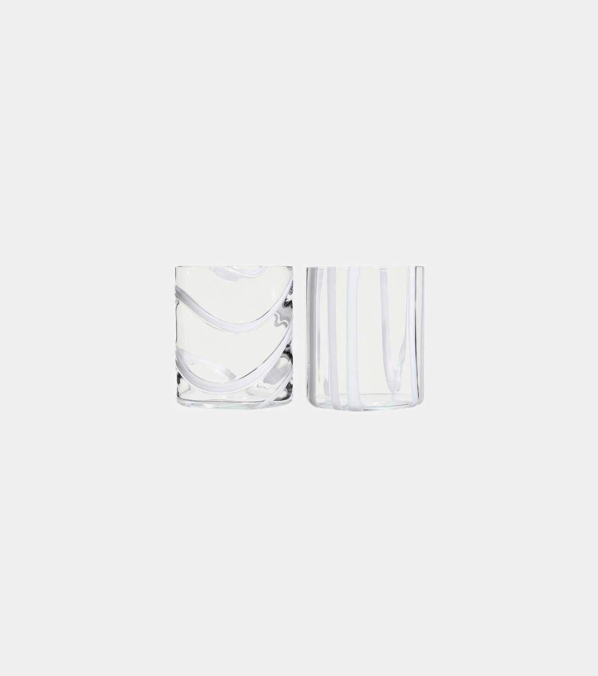 NasonMoretti Cyrcus set of 2 glass tumblers