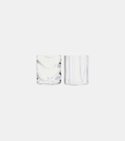NasonMoretti Cyrcus set of 2 glass tumblers