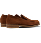 Edward Green - Islington Suede Loafers - Brown