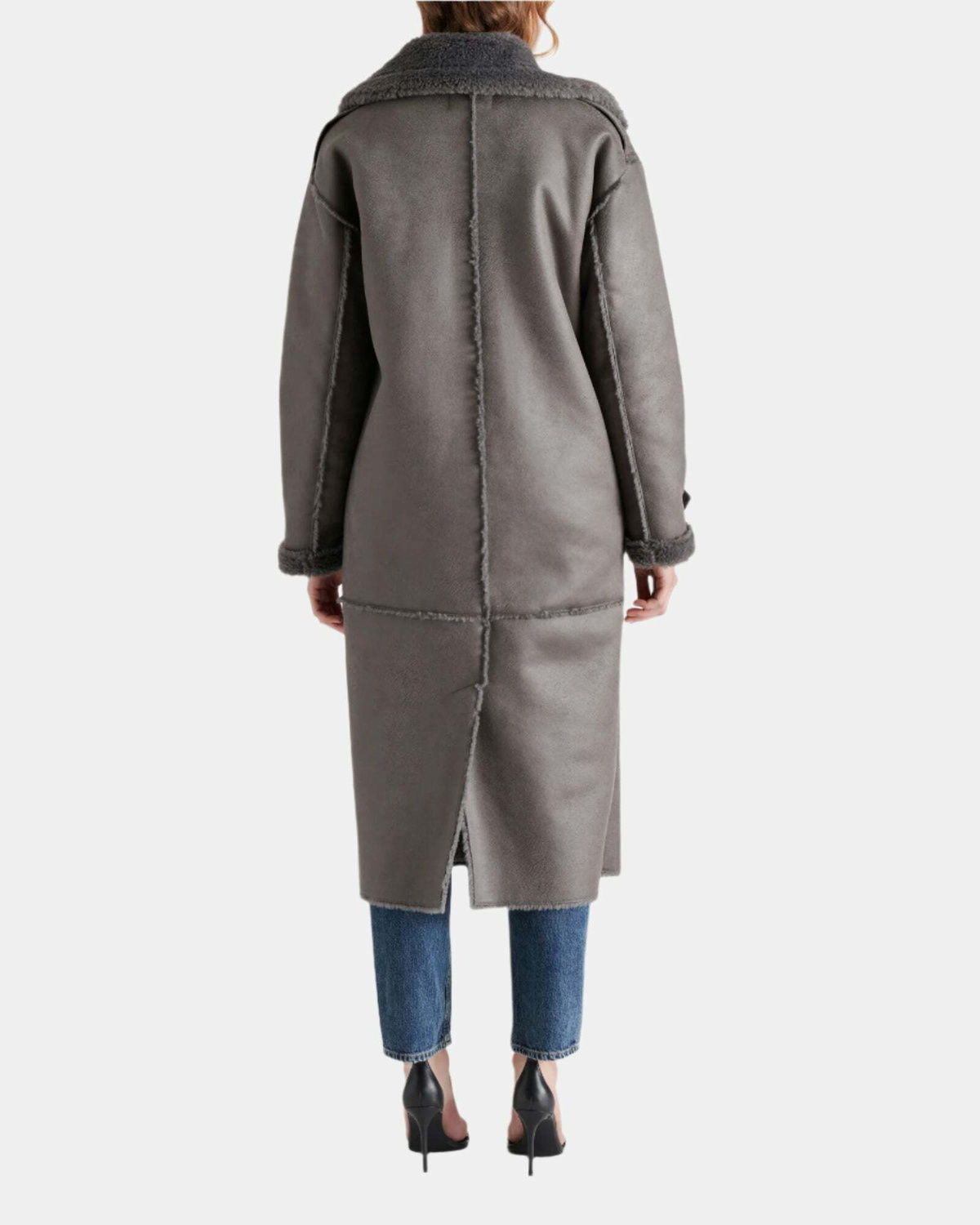 Steve Madden Eiffel Coat in Grey