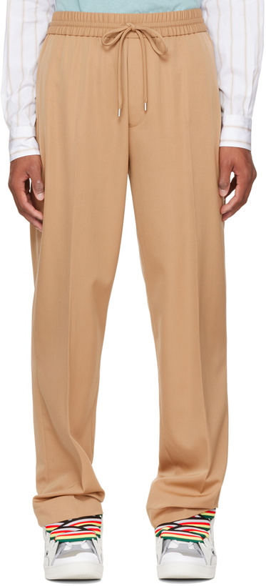 Photo: Lanvin Tan Tailored Trousers