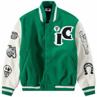 ICECREAM Men's Rodeo Varsity Jacket in Green