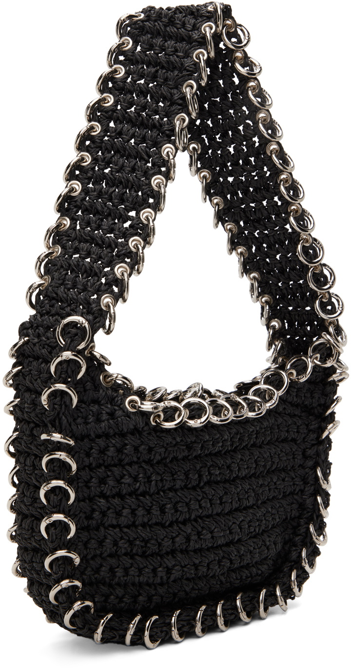 Lado Bokuchava Black Pierced Shoulder Bag
