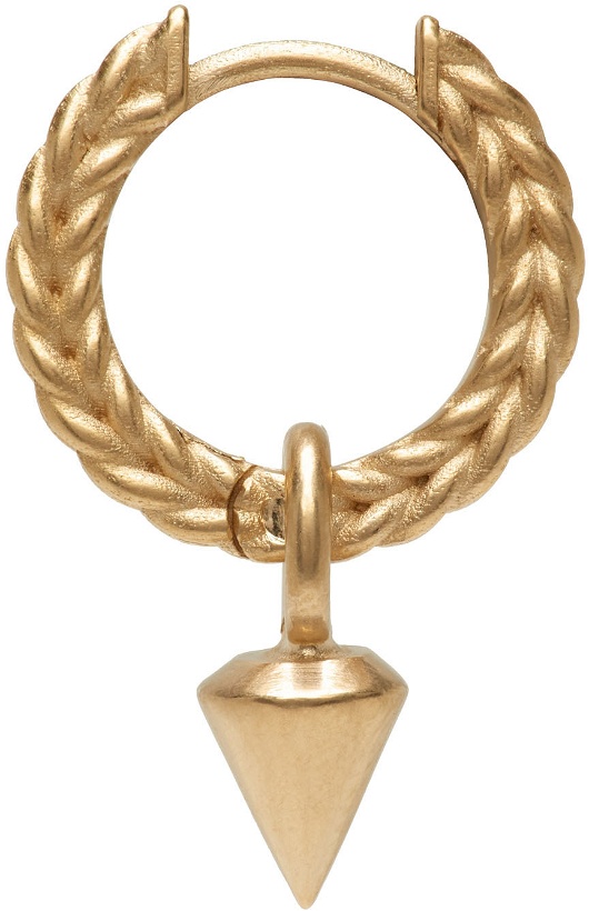 Photo: Maison Margiela Gold Semi-Polished Earring