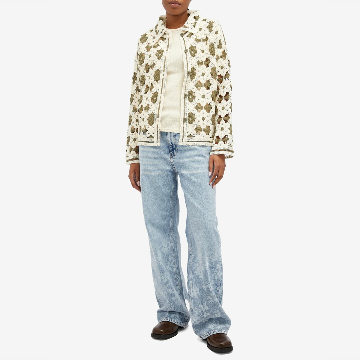 Women Holzweiler | Danis Knit Sweater Sand Mix » Weilepshop