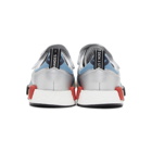 adidas Originals Silver and Blue MicropacerXR1 Sneakers