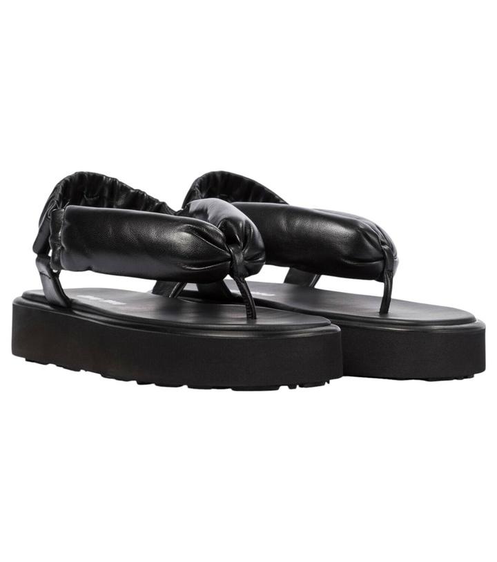Photo: Miu Miu Leather thong sandals