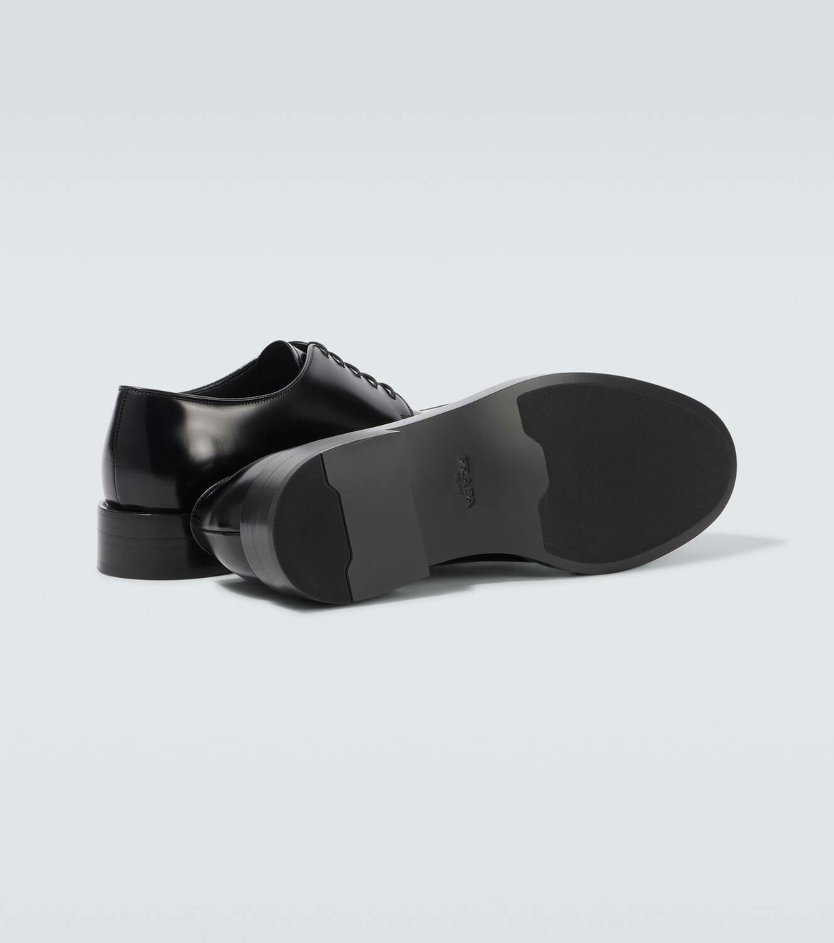 Prada Brushed leather Derby shoes