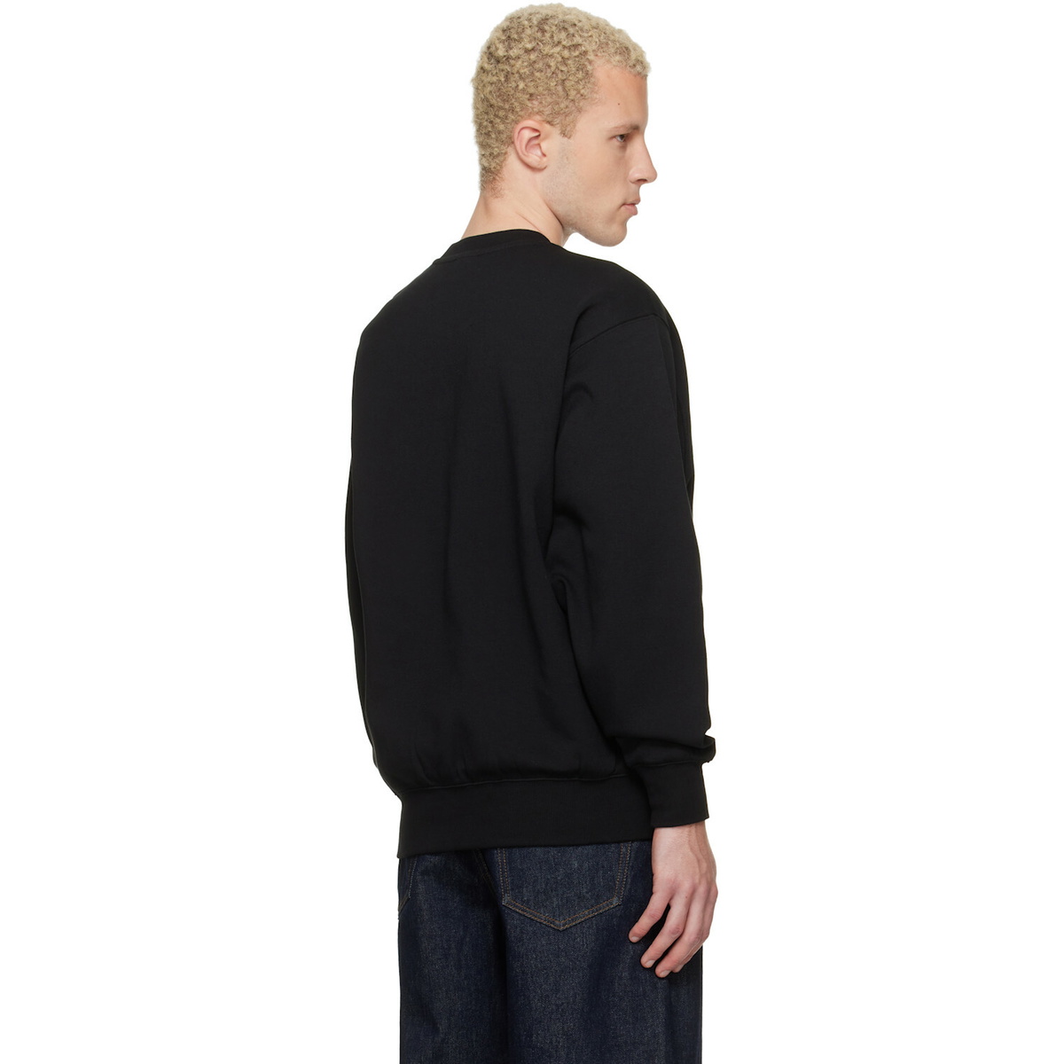 AAPE by A Bathing Ape Black 'AAPENOW' Crew Neck Sweatshirt