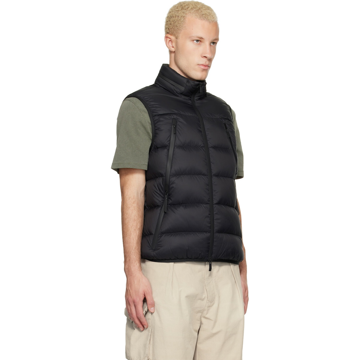 Moncler Black Reticone Down Vest