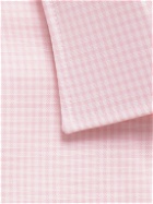 Emma Willis - Slim-Fit Checked Cotton Oxford Shirt - Pink
