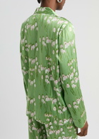 Bernadette Louis Floral-print Stretch-silk Pyjama Shirt Multi Print