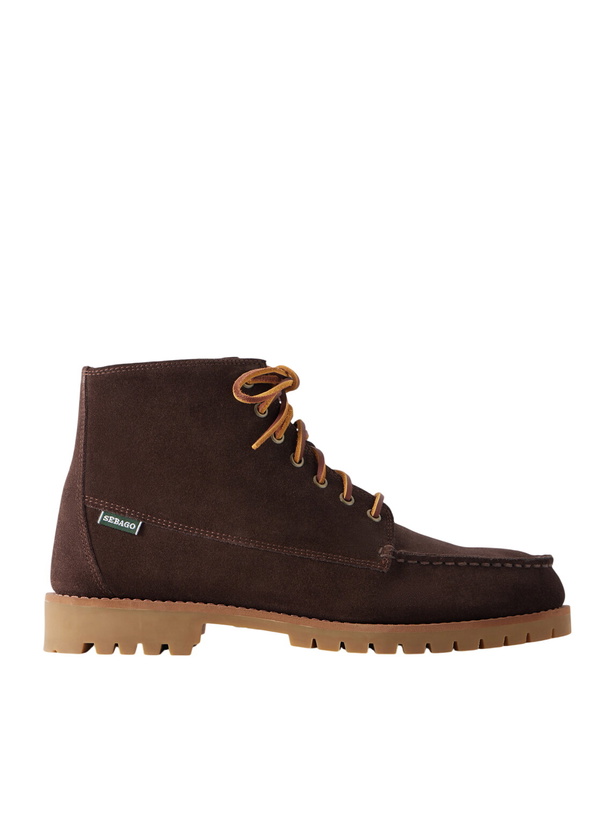 Photo: Sebago - Parker Suede Lace-Up Boots - Brown