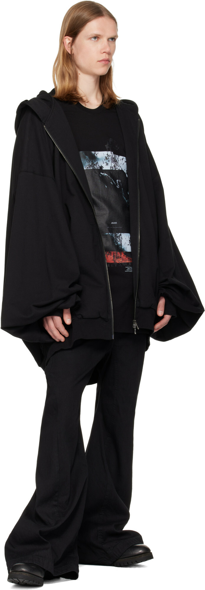 Julius Black Berg Hoodie