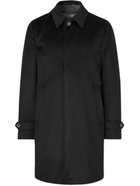 Herno - Brushed Wool and Cashmere-Blend Car Coat - Black