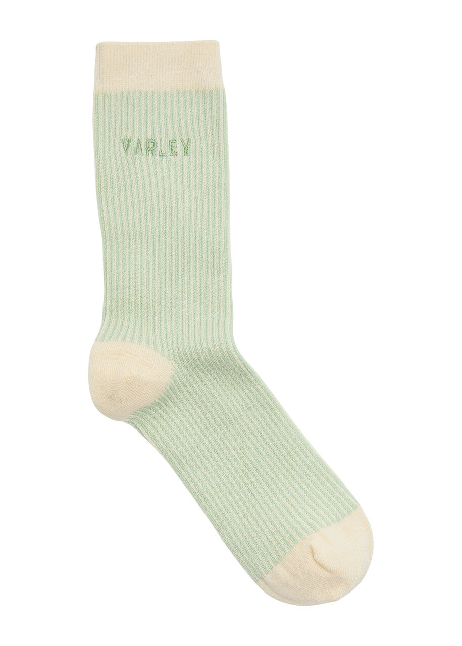 Varley Ormand Striped Knit Socks Sage