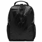 RAINS Sibu Clip Front Backpack in Black 