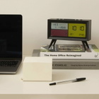 Newgate Clocks Spectronoma LCD Alarm Clock in Black 