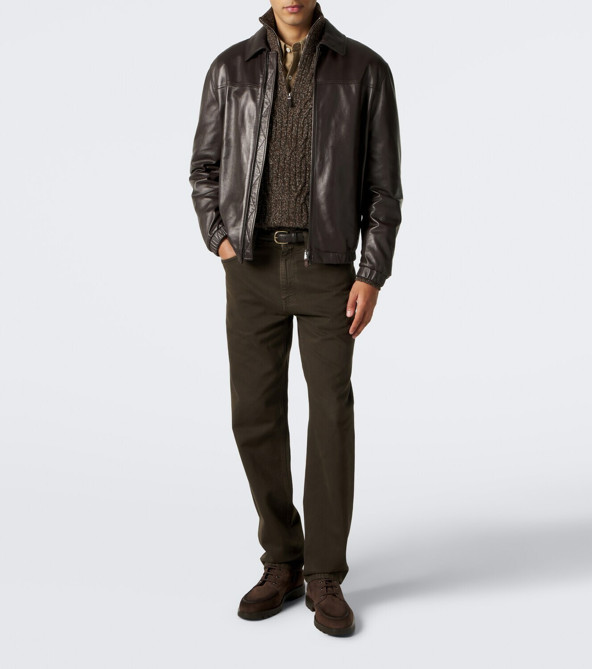 Santoni Suede lace-up boots