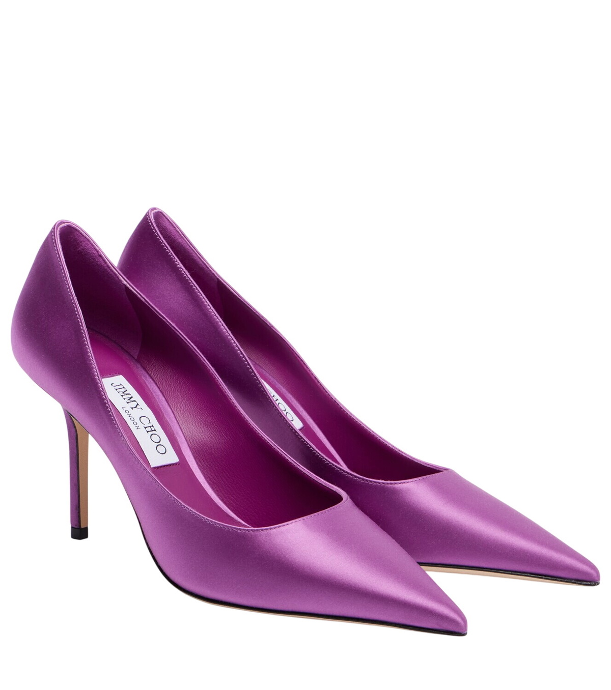 Jimmy Choo Aurelie 85 embellished satin pumps Jimmy Choo