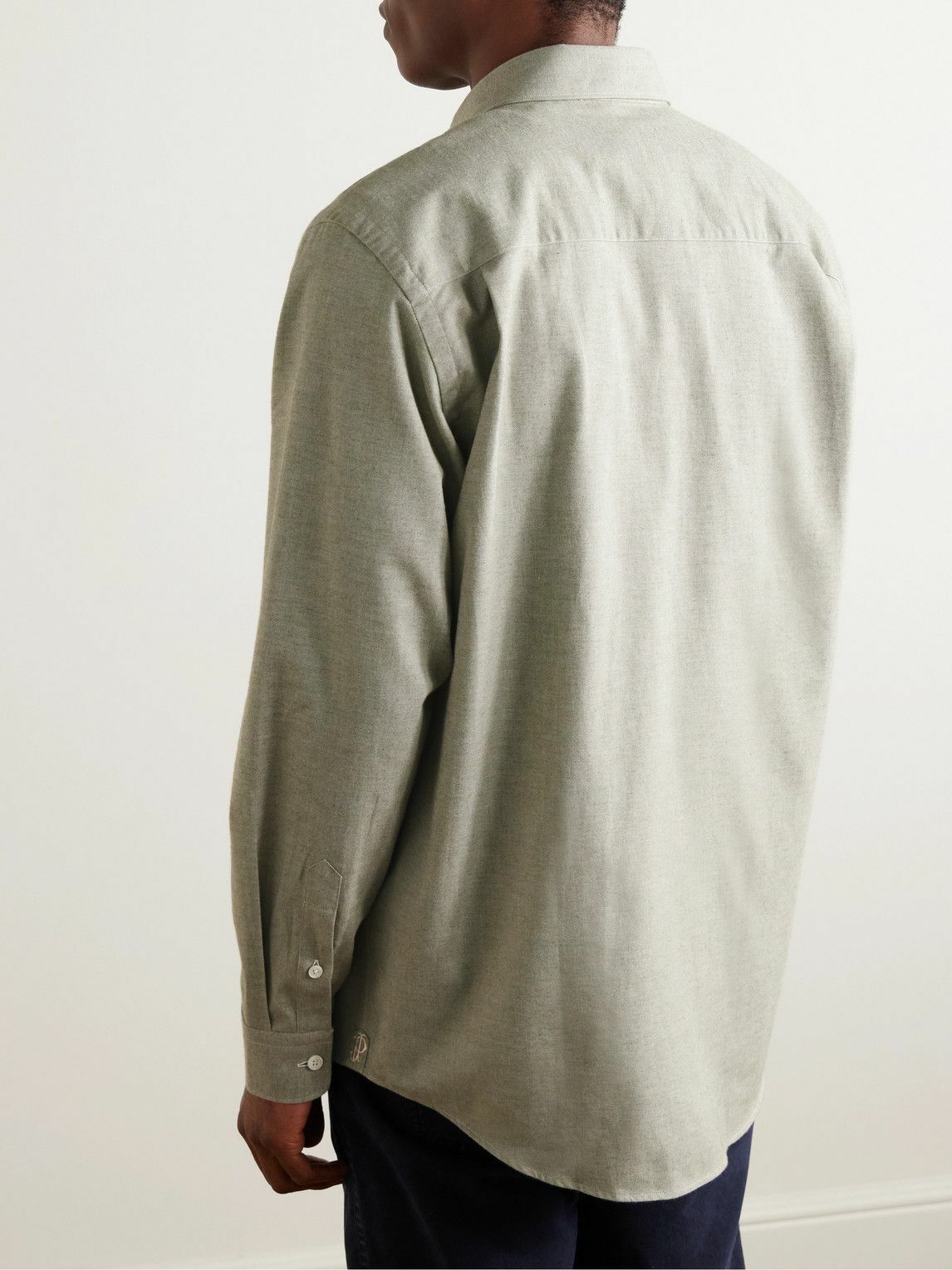 Purdey - Cotton-Flannel Shirt - Green