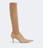 Acne Studios Suede knee-high boots