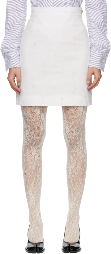 Photo: Vivienne Westwood White Crotch 45 Miniskirt