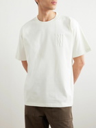 Norse Projects - Simon Logo-Embroidered Organic Cotton-Jersey T-Shirt - White