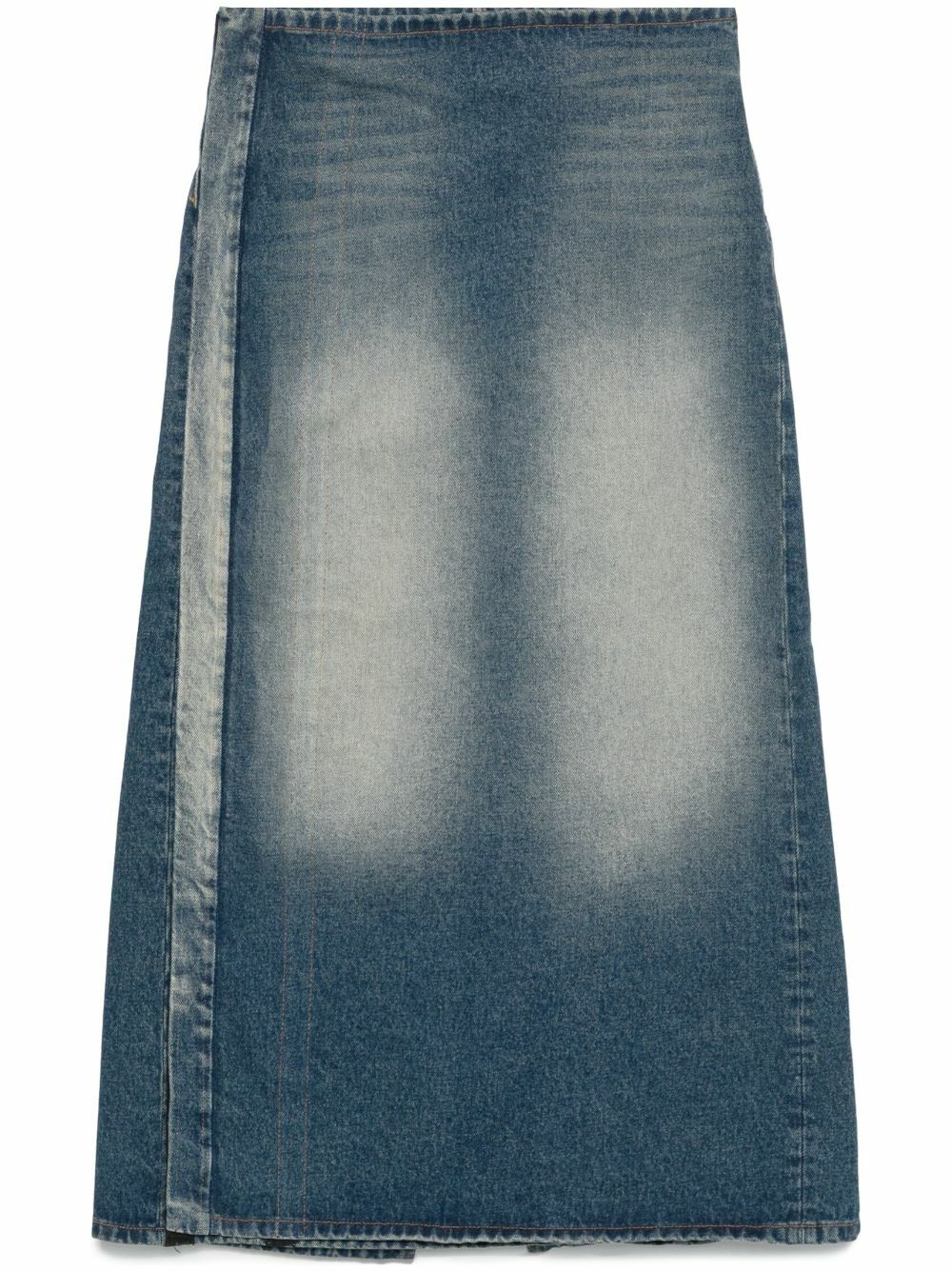 スカート Y/Project Blue Cutout Midi Skirt Blue Cut Out Denim Midi Skirt by Y/Project on Sale