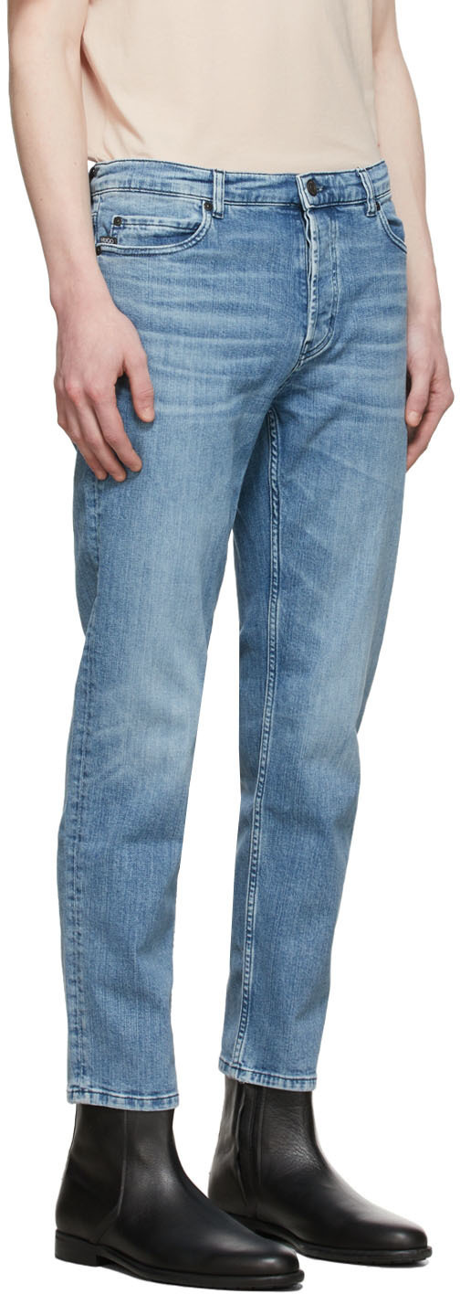 HUGO BOSS Men's Cotton Denim Jeans Blue