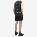 Over Over Men's Run The World Easy Sleeveless T-Shirt in Black 3M