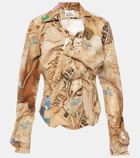 Vivienne Westwood Drunken ruffled cotton shirt