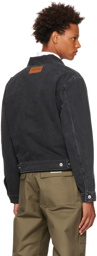 Kenzo Black Kenzo Paris Flap Pocket Denim Jacket