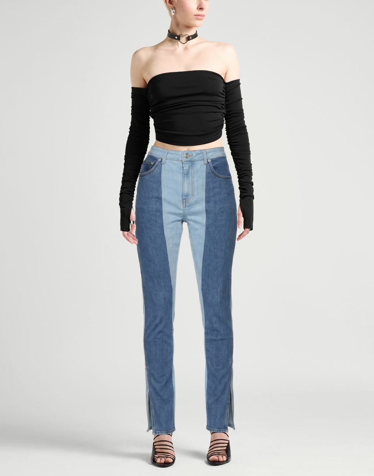 Mugler Womens Jeans in Blue