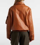 Lemaire Leather blouson jacket