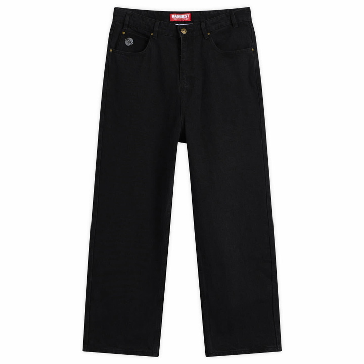 Photo: Butter Goods Men's Santosuosso Denim Jeans in Flat Black
