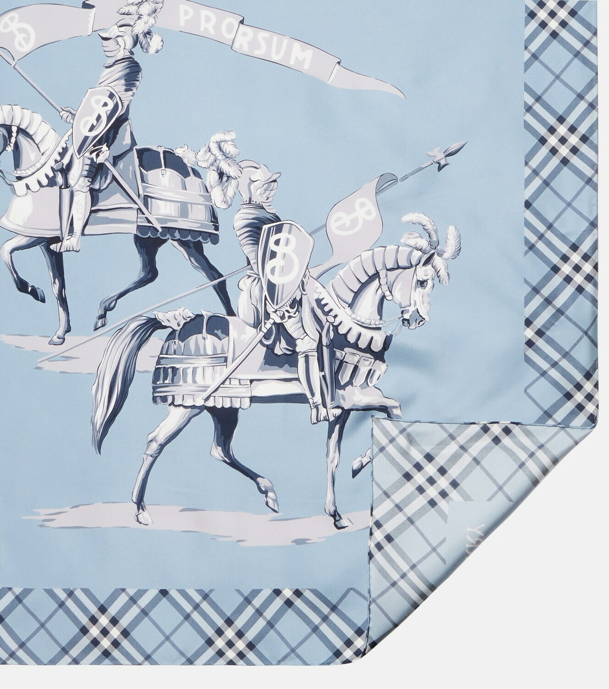 Burberry EKD silk twill scarf
