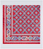 Canali Printed silk pocket square