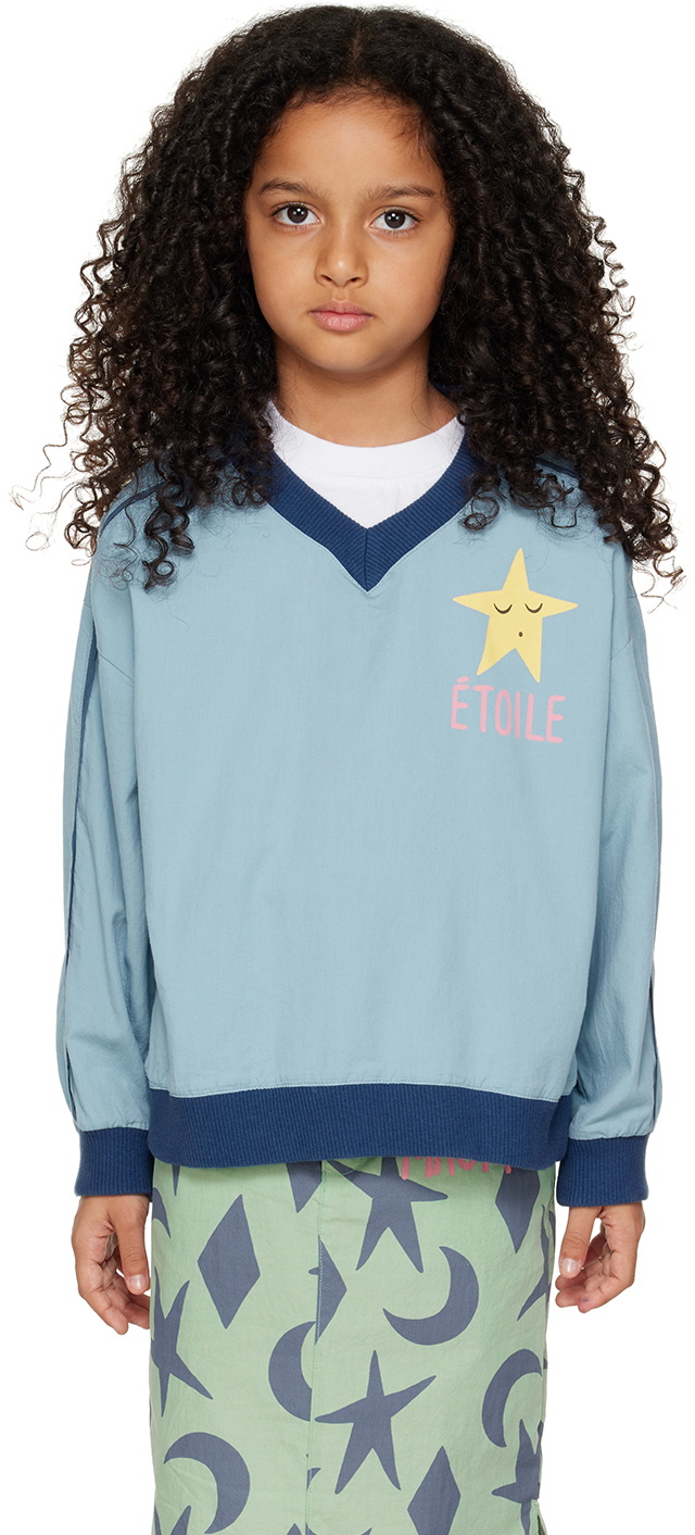 Jellymallow Kids Blue 'Étoile' Sweater