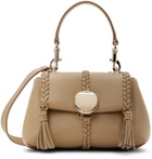 Chloé Taupe Penelope Mini Soft Bag