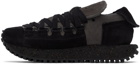 Acne Studios Black & Gray Suede Sneakers