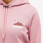 Napapijri Women's Rope Logo Hoodie in Pink Foxglove