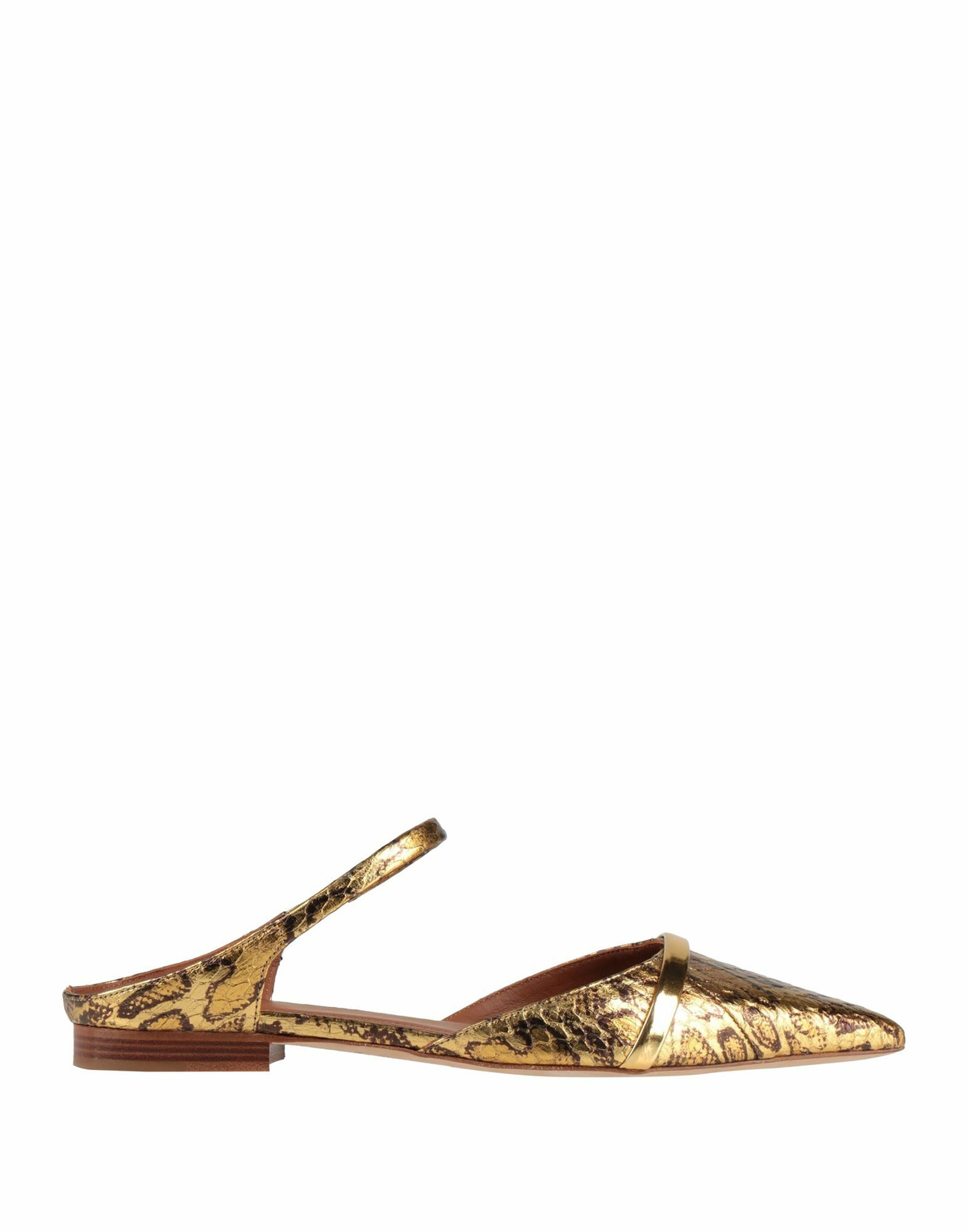 Malone Souliers Womens Mules & Clogs in Gold