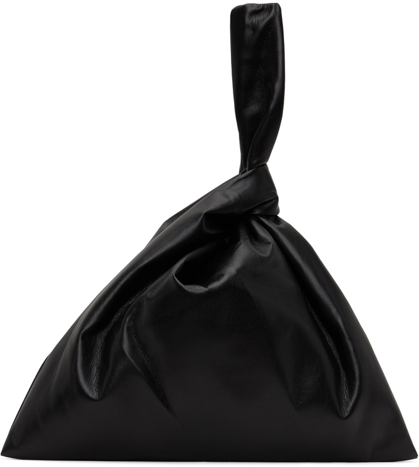 Nanushka Black Jen Large Alt-Leather Clutch
