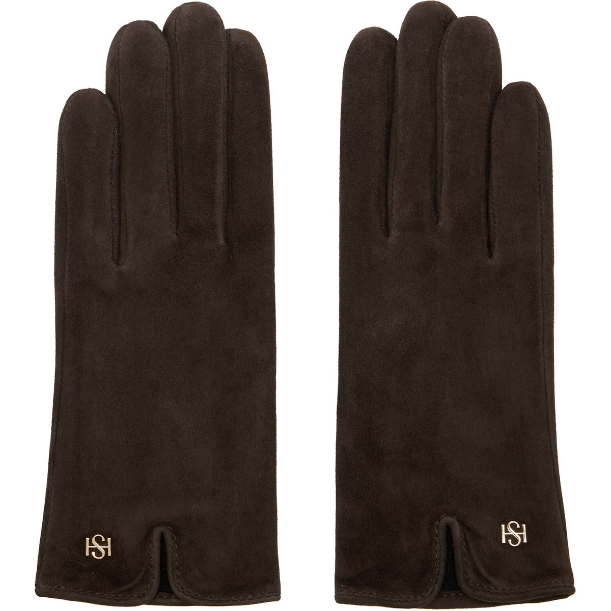 Handsome Stockholm Brown Essentials Suede Gloves